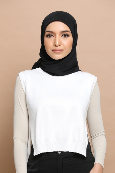 Clover Vest in White